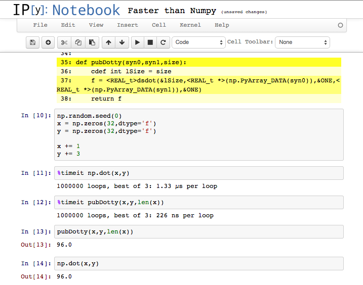 Tutorial: when Numpy isn't fast enough - i am trask